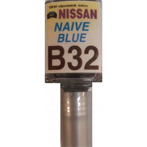 Reparación de arañazos en la pintura azul natural del Nissan B32, 10 ml arasystem (1/5)