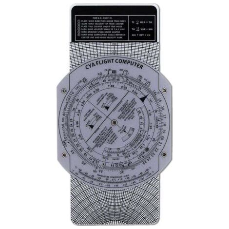 Règle à Calcul Circulaire E6B pour Formation Pilote et Navigation Aérienne (1/4)