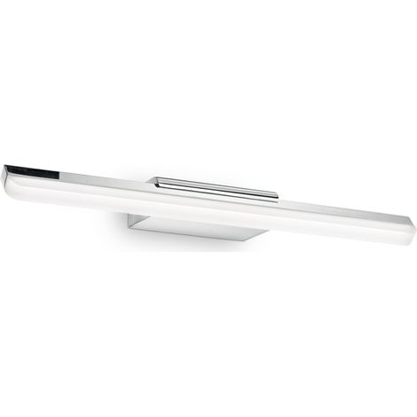 Applique Moderna Riflesso Alluminio Cromo Led 11W 3000K Luce Calda (1/3)