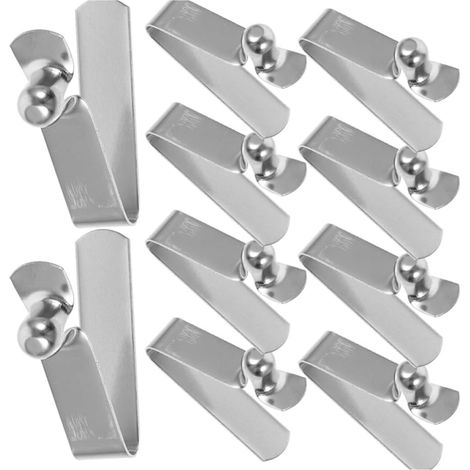 Pince bois, 20 pièces, acier, nickelé, pour tuyau et durites (1/5)