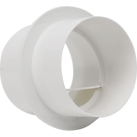 Clapet anti-retour en PVC pour salles de bains et cuisines, conçu pour éviter les courants d'air (80 mm) (1/5)