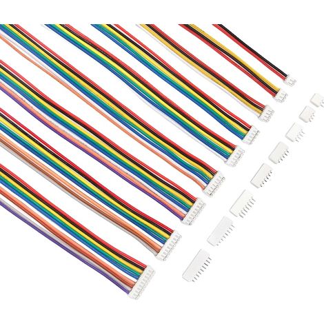 Kit di connettori, compatibilità ZH/PH/XH, opzioni di pin multiple, ZH 1.5 28AWG 15CM, 4P (1/2)