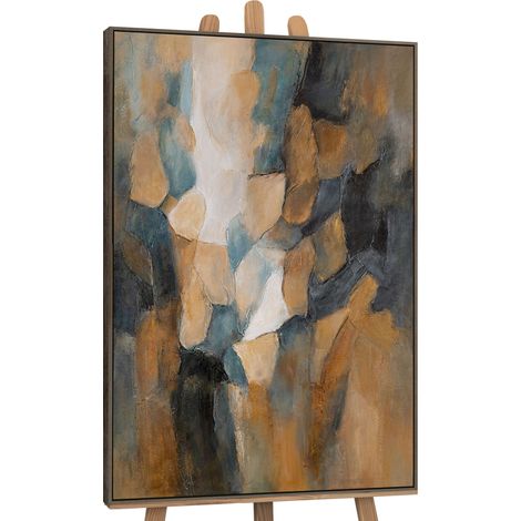 Gemälde Palette des Abends Rahmen Grau 120x80 cm (1/5)