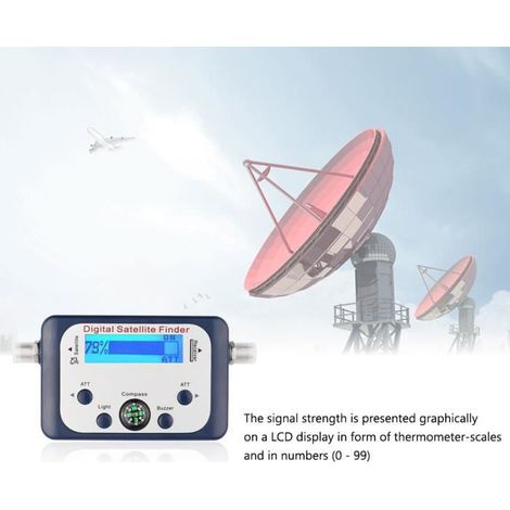 Gsf-9506 Finder Satellite Testeur De Compteur De Signal Avec Câble