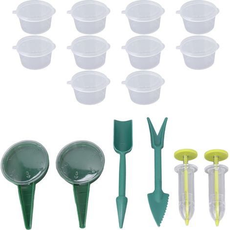 Mini distributeur de graines de semis épandeur de graines de semeur pour graines d'épinards d'herbe de laitue de carotte (1/5)