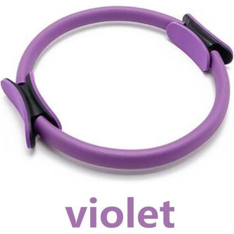 Anneau magique de Yoga Pilates - Qualité robuste - Violet - Mixte (1/3)