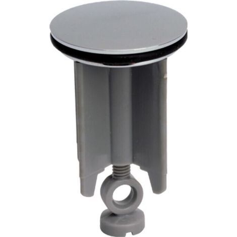Tappo universale per lavabo, tappo universale per lavabo da bagno Ø 40 mm, tappo di scarico per lavabo, bidet, regolabile in altezza, in acciaio inossidabile e resistente al calcare. (1/4)