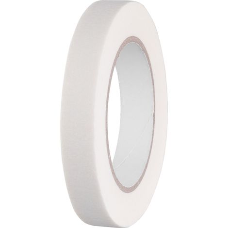 Band Strend Pro, 19 mm, L-50 m, Krepp, Malerband, Abdeckband, klebend, weiß (1/3)