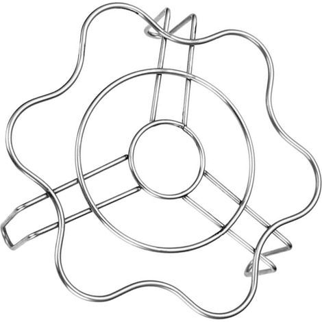 Support de Cuisson Vapeur en Acier Inoxydable 201 Multifonction pour Œufs Légumes et Riz Compatible Cuisinière à Gaz Léger et Stable (1/5)