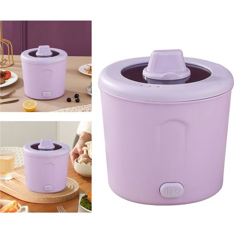 Marmite Electrique Mini Multifonctionelle pour Étudiants Voyage Poêle Petite Marmite [Mini Marmite électrique] Boîtier en métal plastique 520g Léger Portable (1/5)