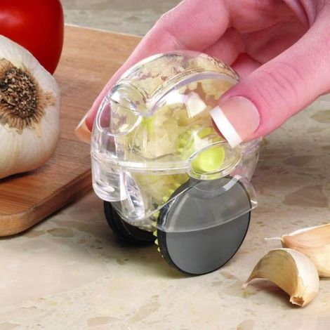 Hachoir Ail - Rouleau Presse-Ail Manuel - Pour Cuisine Domestique - 1 Pièce (1/4)