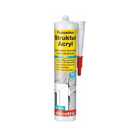 Decotric Decofill Fassaden-Strukturacryl 310 ml Spachtelmassen