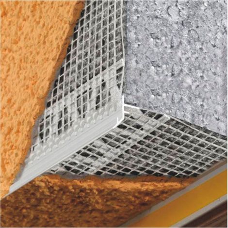 SikaWall®-9451 Perfil Goterón - Perfil de remate para cantos de fachada - 2,5 m - Unidad - Estándar