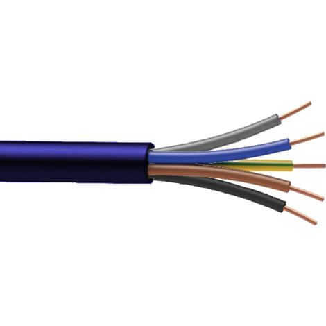 Cable FR-N1X6G3 sans halogène 5G1.5mm² en couronne de 100m