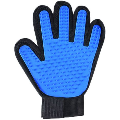 Gant Brossage Chat,Gant Chat Poil Gant de Toilettage en Silicone 4 en 1 pour Chien/Chat, Gant Brosse Chat Chiens, Gant de Toilettage pour Animaux de Compagnie, Brosse Poils Animaux Longs et/ou Courts (1/5)