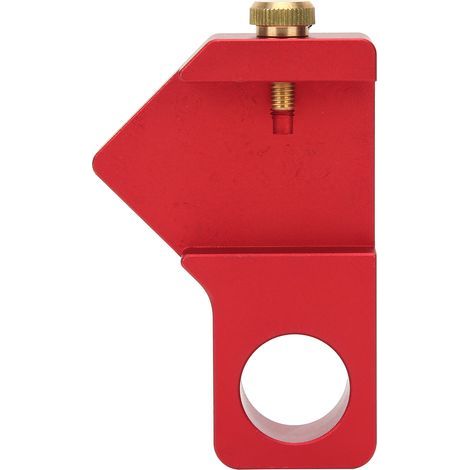 Holzbearbeitungslineal, Positionierhilfe, effizienter Markierungshalter, Messwerkzeug für Schreiner, Befestigungsblock für Holzbearbeitungslineale aus Aluminiumlegierung (1/5)