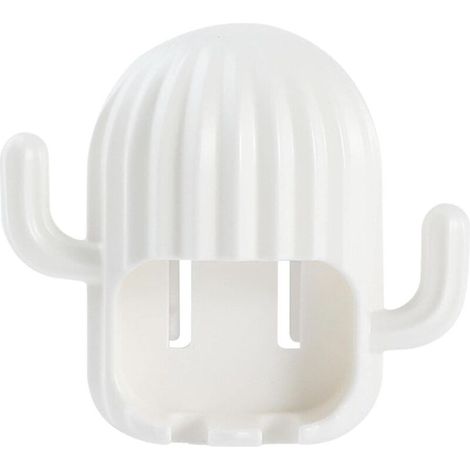 Porte-Brosse à Dents, Organisateur de Support de Brosse à Dents électrique à Montage Mural Mignon avec Ventouse, Accessoires et décoration de Toilette pour Enfants en Forme de Cactus-Fei Yu (1/5)