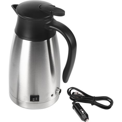 Electric kettle, leak-proof heated thermos with silicone lid and indicator light for coffee, water, tea (1/5)