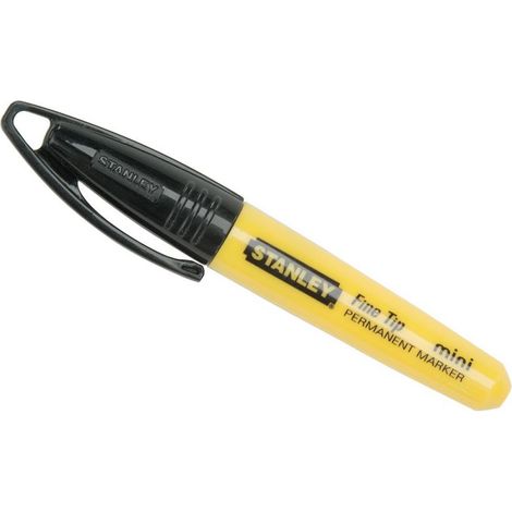Stanley Mini-Marker mit schwarzer Rundspitze - S/47-324-1