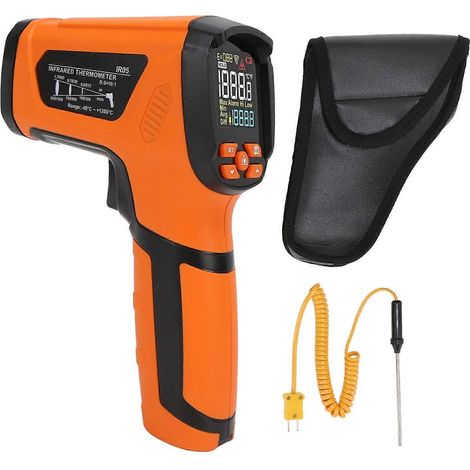 Handthermometer mit Farb-LCD, 50:1-Verhältnis, berührungslose Infrarot-Temperaturanzeige für industrielle Anwendungen