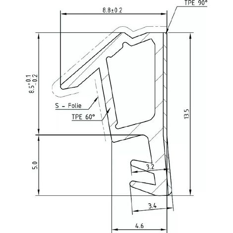 JOINT RECOUVREMENT S 5772F NOIR ML