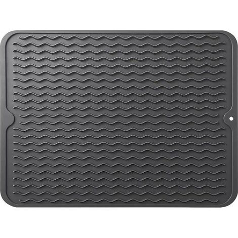 Tapis de séchage à vaisselle, égouttoir à vaisselle en silicone à séchage rapide, tapis de planche pour accessoires de table (1/5)