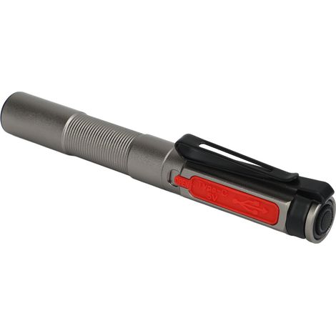 Stylo lampe torche LED de poche étanche, rechargeable par USB-C, mini lampe torche portable pour espaces restreints, inspections et usage médical. (1/5)