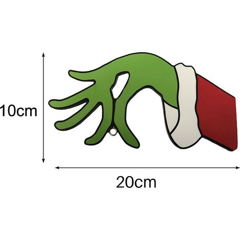 Décorations de Noël Voleur - Ornements de Noël - Accessoires de fenêtre amusants et originaux sur le thème du voleur, pour cheminée ou mur (1/3)