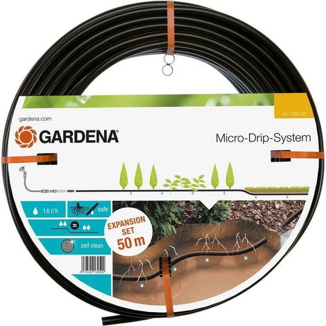 Tubo de goteo subterráneo integrado GARDENA Micro-Drip - Kit de extensión 1395-20 (1/4)