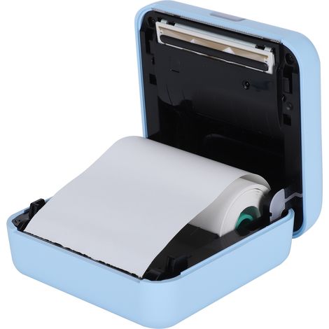 Imprimante photo portable thermique A6 bleue 203 dpi (1/5)