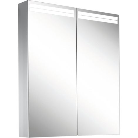 Armario con espejo iluminado Schneider ARANGA TW, 2 puertas, (1/5)
