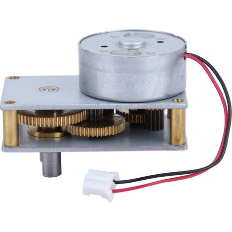 Moteur à réduction de vitesse 3-12 V CC avec réducteur métallique, réversible, moteur pour vanne de zone, 27 tr/min (1/5)