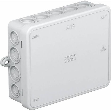 Boîte de dérivation obo-bettermann 2000410-g IP55 polyéthylène (1/2)