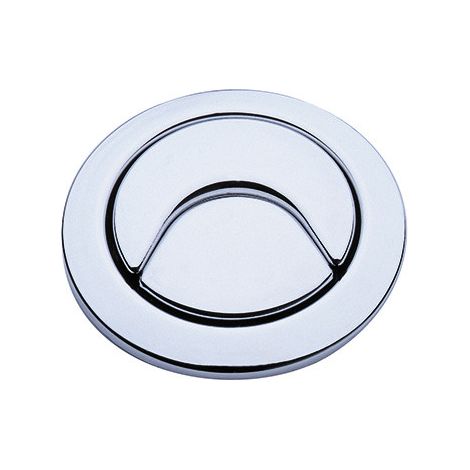 Bouton double poussoir 3/6 L – Mécanisme de chasse WC en chrome – Pour installation facile et durable – Référence Siamp 34364607 – Sider
