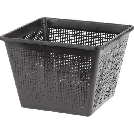 VASO CESTELLO QUADRATO PER PIANTE ACQUATICHE 28CM