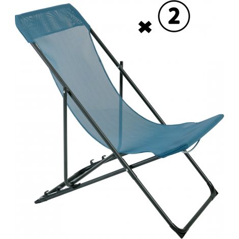 4 Chilienne Reglable Bleu Acier (1/5)