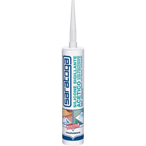 silicone antimuffa saratoga trasparente 280 ml