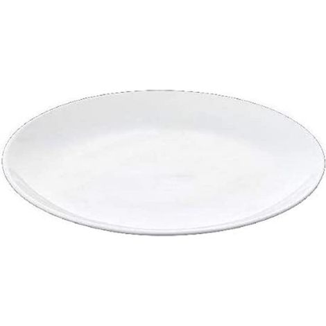 Assiette en porcelaine Blanc Diamètre 28 cm (1/5)