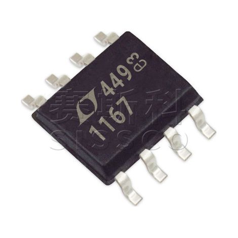 LT1167CS8 and LT1172CS8 electronic chips, 5 units per assembly