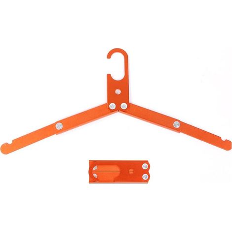 Cintres pliables en alliage d'aluminium, haute résistance, pour maison, hôtel, voyage, camping et randonnée. (1/5)