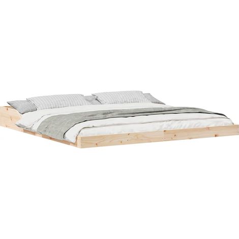 Maison Exclusive - Estructura de cama Marrón 180 x 210 cm Madera