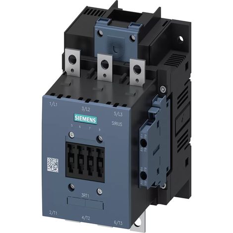 Siemens Schütz,AC-3e,185A/90kW/400V,3-polig,AC/DC220-240V,2S+2Ö,Anschlussschiene/Schr... 3RT10566AP36 (1/2)