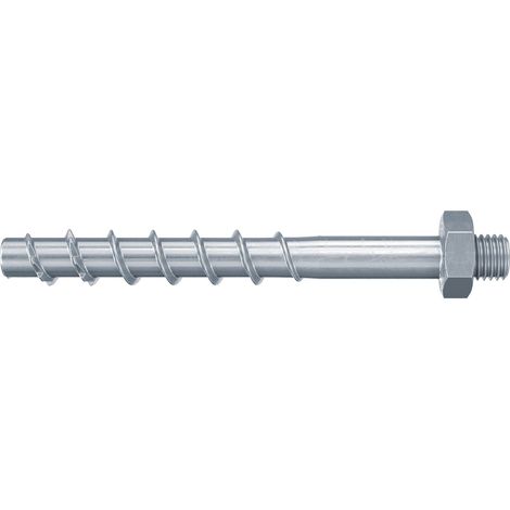 Fischer Betonschraube FBS 5.0x45 M6/9 Stockschraube Außengewinde für Schellen, Stahl verzinkt-blau, 5 mm Bohrung - 100 Stück (1/5)