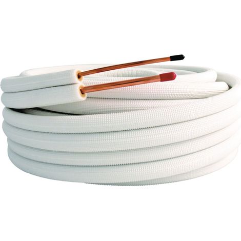 Liaison frigorifique 1/4 5/8 couronne 20 mètres – Mousse anti UV haute densité – Épaisseur 0,8 mm – Convient à tous les gaz frigorifiques – Rodigas (1/3)