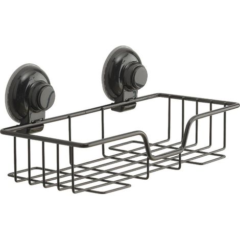 Portaobjetos Rectangular De Metal Negro Mate  Menta