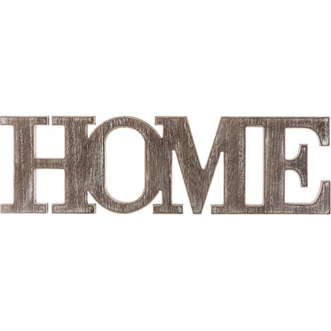 Wort zum Aufstellen - Kiefer und Holz - 59 -5x11 -7 cm