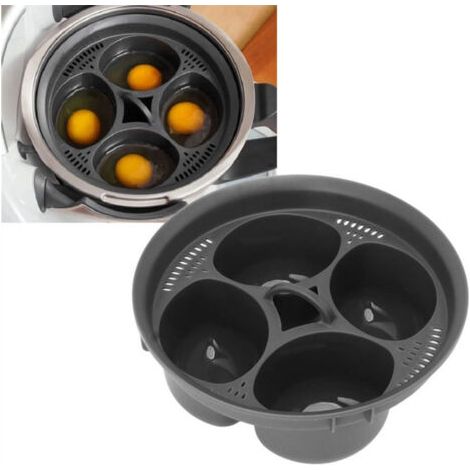 Cuiseur à œufs vapeur EGGS Thermomix jusqu'à 4 pièces – Œufs pochés – Accessoire pour Thermomix Vorwerk TM7 TM5 TM31 TM6