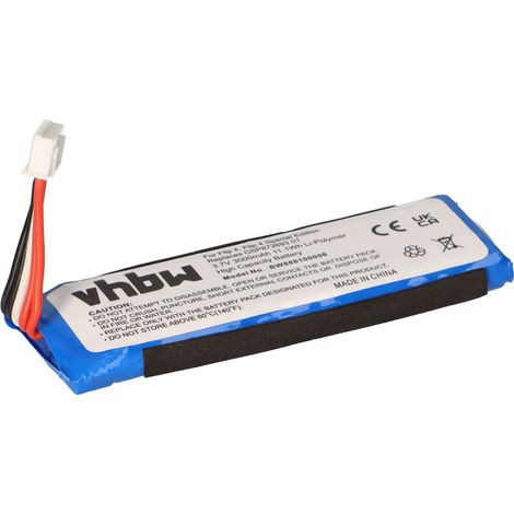 vhbw 1x Akku kompatibel mit JBL Flip 4 Special Edition 4 Lautsprecher Boxen Speaker (3000 mAh, 3,7 V, Li-Polymer) - Ersatz für GSP872693 03A, P763098 03A, GSP872693 01 (1/5)