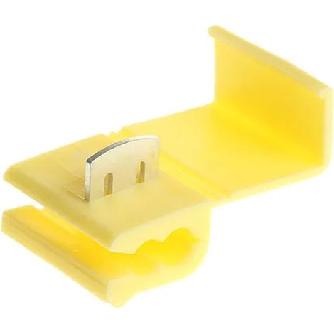 8 raccords instantanes electriques connecteurs rapides jaunes