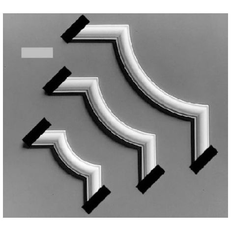 Juego de elementos de esquina NMC SP2-5 ARSTYL Noel Marquet Elemento decorativo diseño moderno blanco 4 piezas